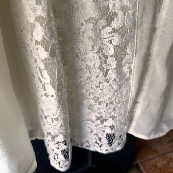 Anthropologie Bailey 44 White Gypsy lace-inset maxi dress - Picture 4 of 8